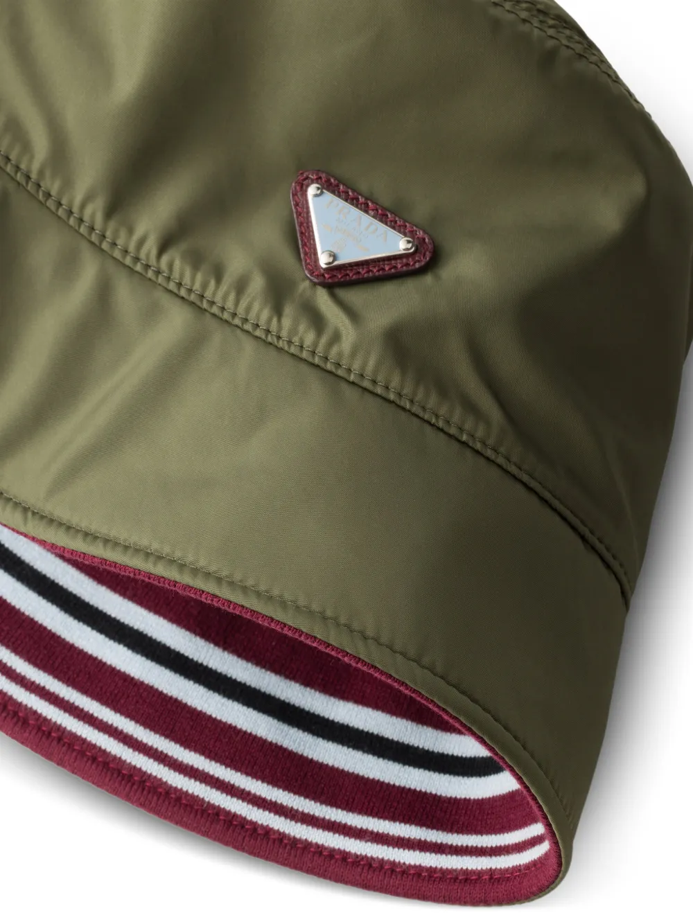 Prada Re-Nylon vissershoed Groen