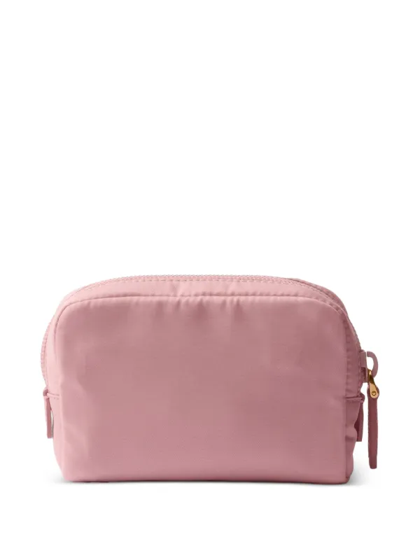 Prada マイクロリナイロン ポーチ | ピンク | FARFETCH JP