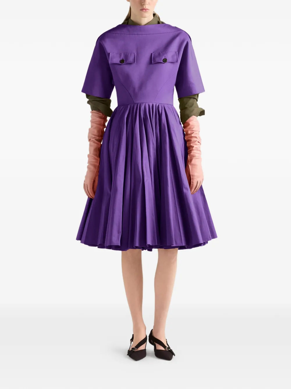 Prada Cotton Poplin Shirt - Green 