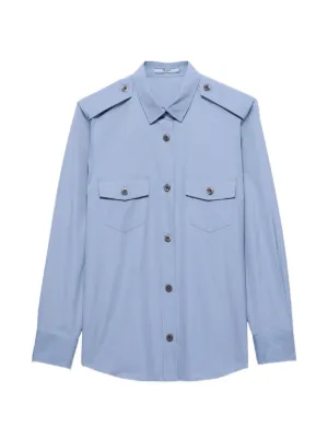 Prada ロゴプレート デニムシャツ 通販 - FARFETCH