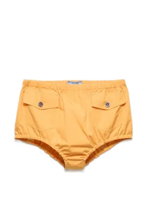 Prada ポプリン ショートパンツ | レッド | FARFETCH JP