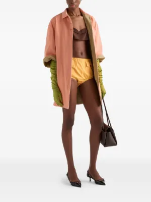 【美品】プラダ　PRADA 麻のキュロット Prada（プラダ）ウィメンズ ショートパンツ＆キュロット - FARFETCH