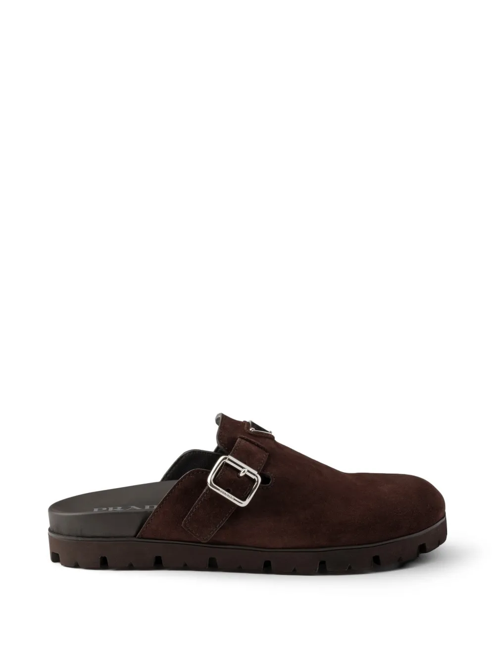 Prada suede mules - Marrone