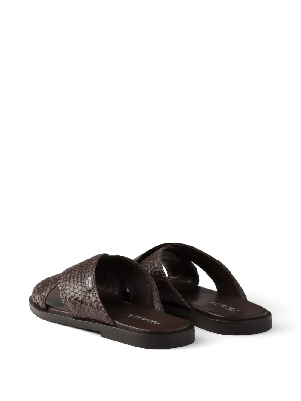 Prada crisscross slides Bruin