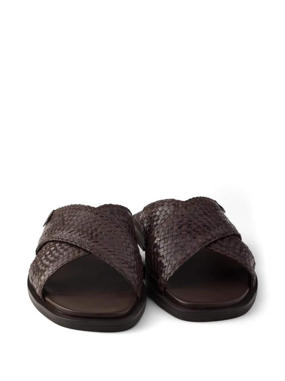 Prada crisscross slides Bruin