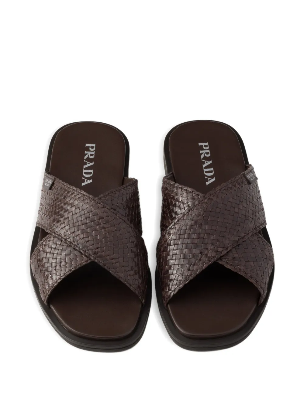 Prada crisscross slides Bruin