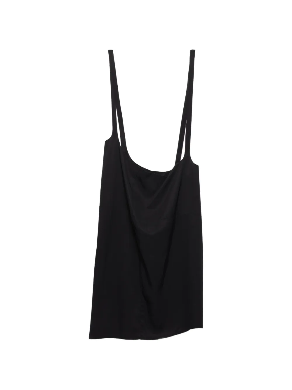 Prada crepe skirt with suspender straps - Schwarz