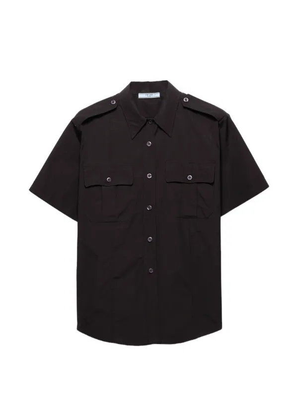 Prada ショートスリーブ シャツ | ブラック | FARFETCH JP