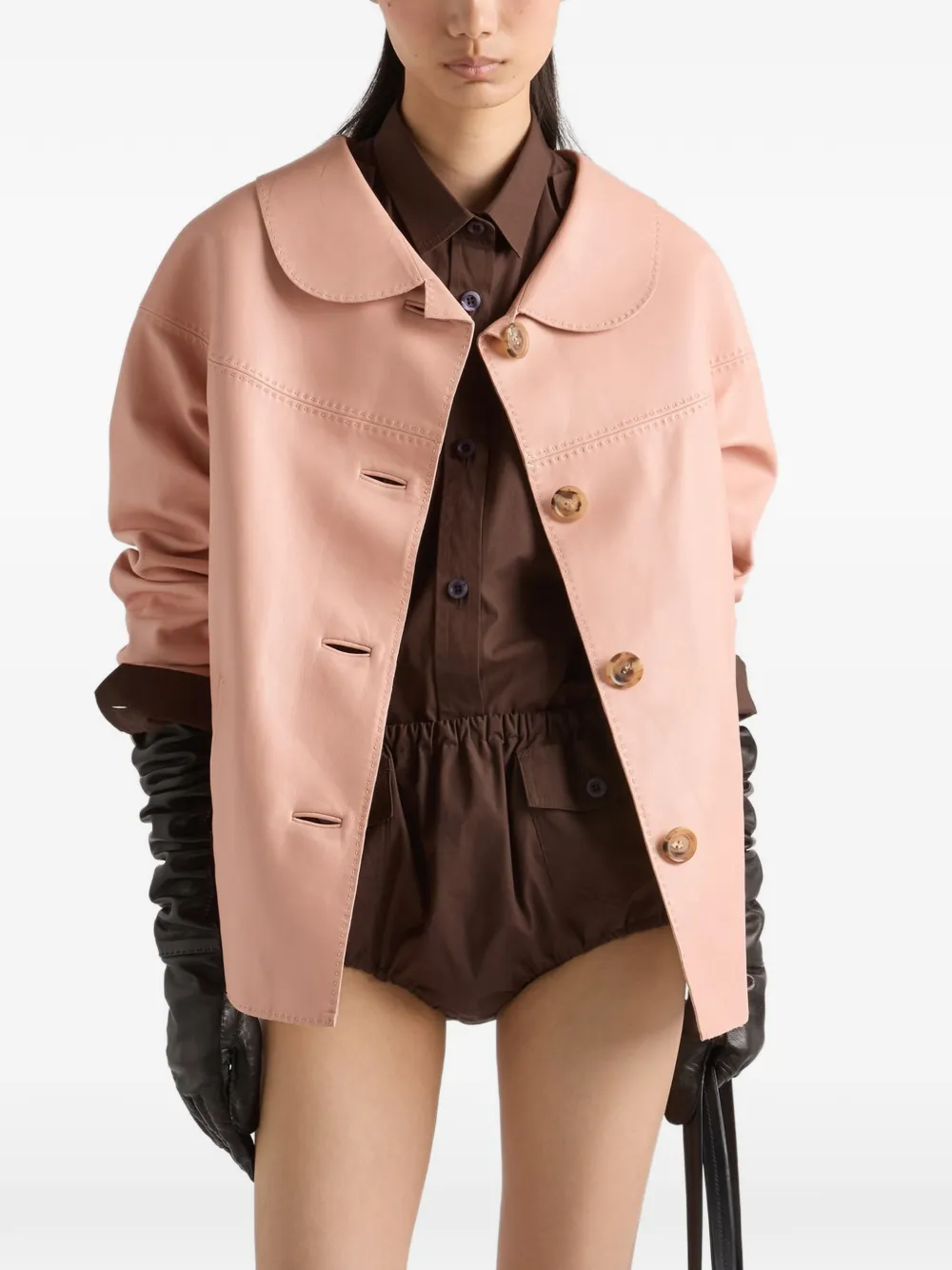 nappa leather jacket