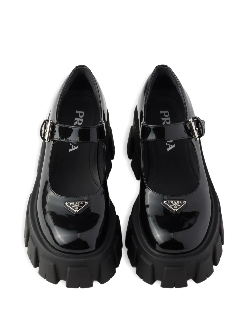 Monolith patent leather Mary Janes