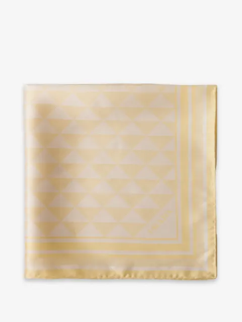 Prada jacquard silk scarf 55
