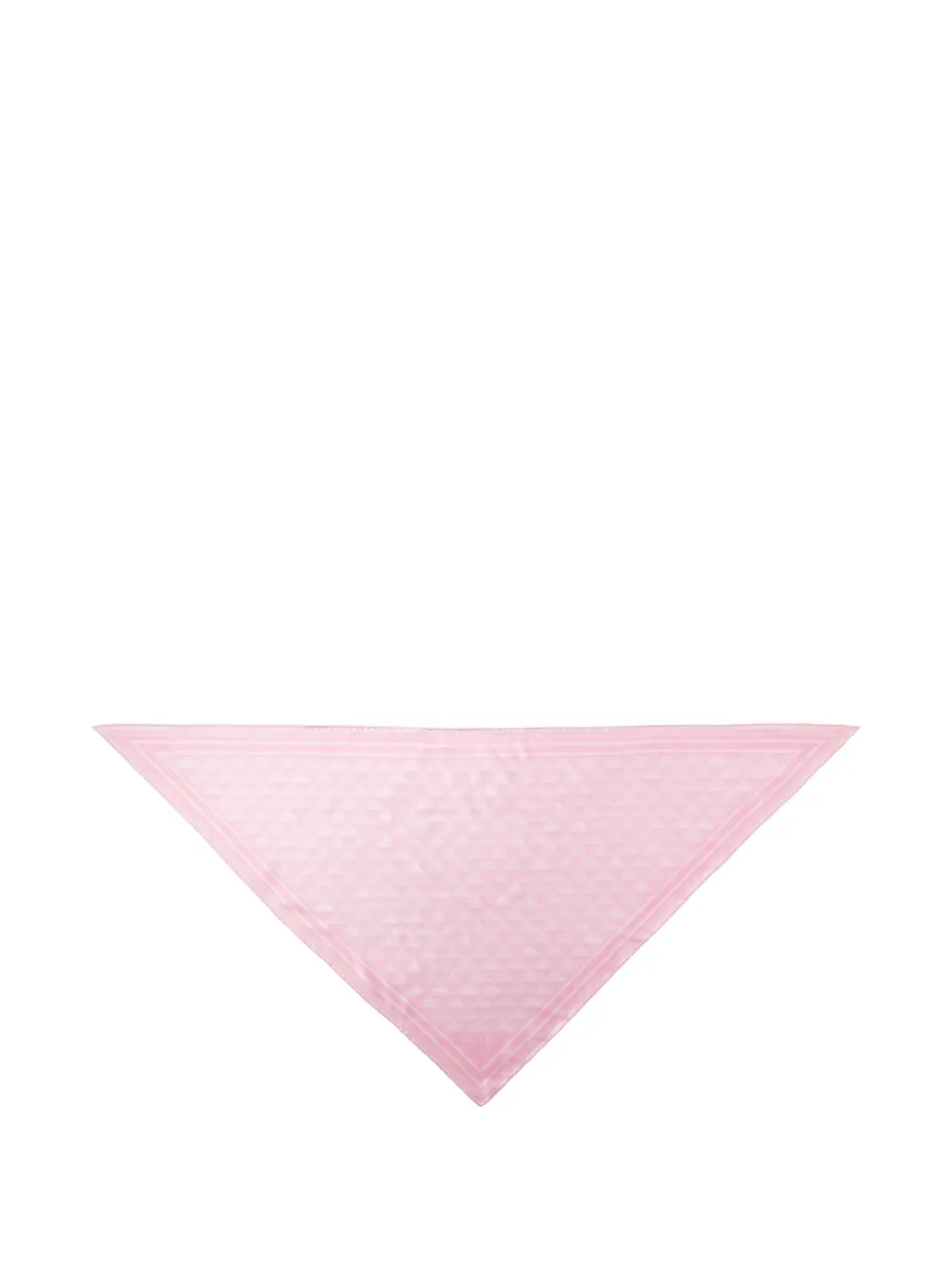 Prada printed silk scarf - Rosa