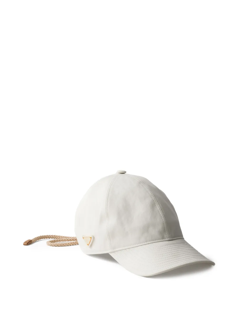 Prada satin baseball cap - Toni neutri