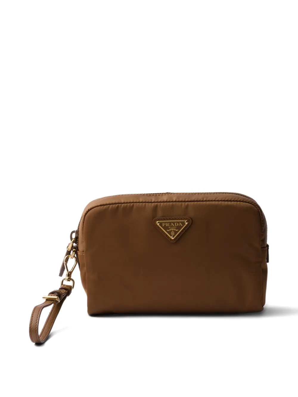 Prada small Re-Nylon pouch - Marrone