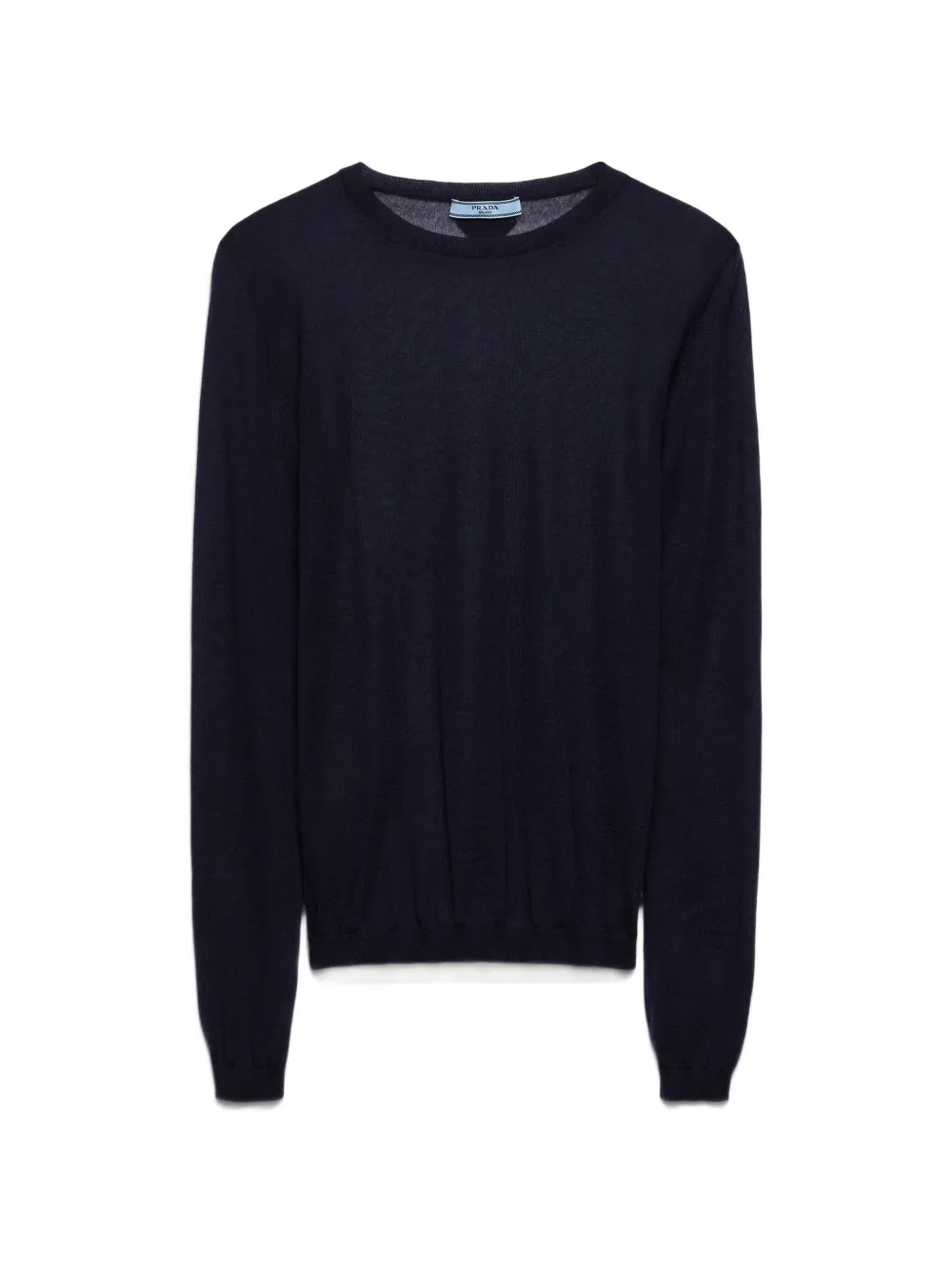 Prada cashmere and silk crew-neck sweater - Blau