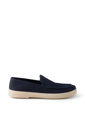 Prada スエード ローファー | ブルー | FARFETCH JP