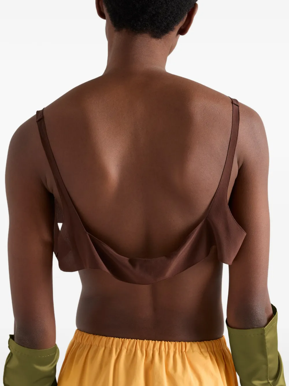crepe de chine top
