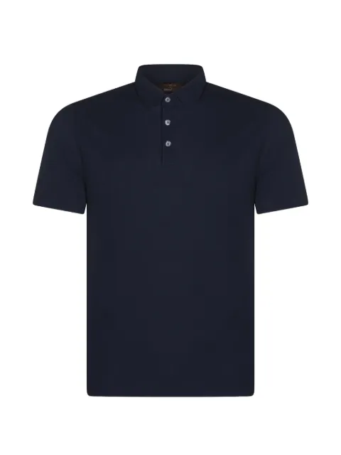 Zanone buttoned polo shirt