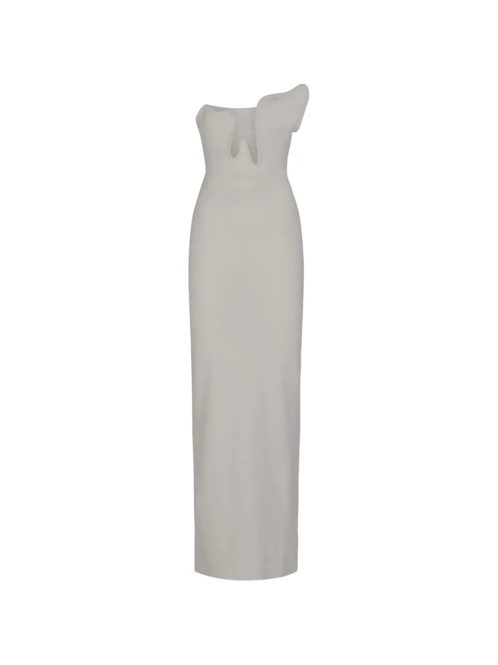 Christopher Esber Salacia strapless dress - Grigio