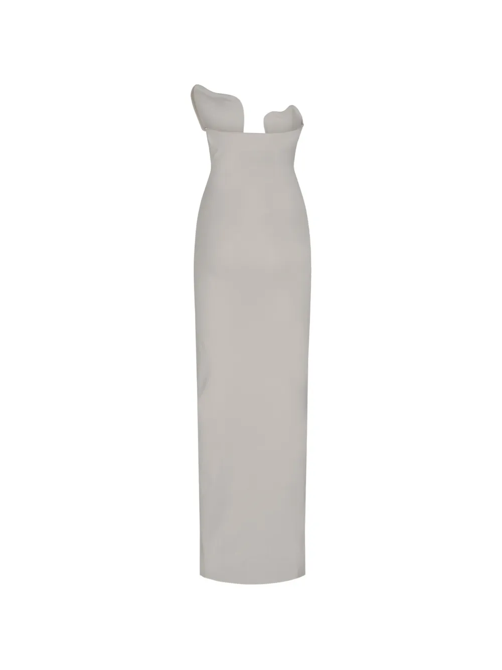 Christopher Esber Salacia strapless jurk Grijs