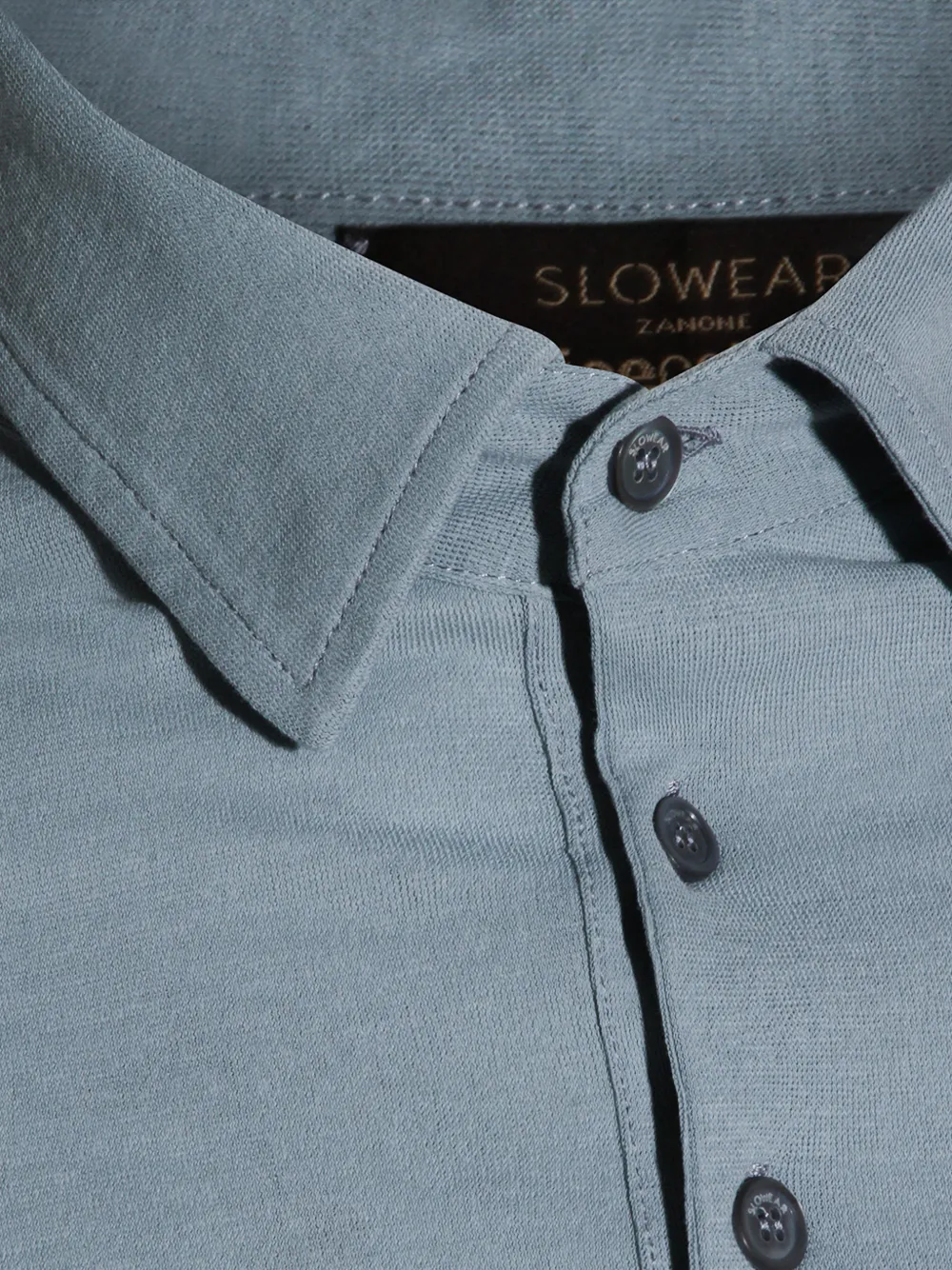  Zanone Polo Con Botones - Azul 