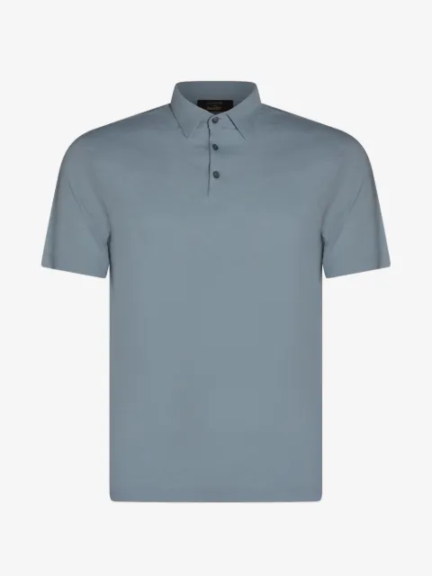 Zanone buttoned polo shirt