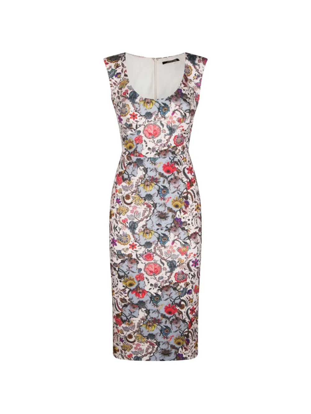 Roberto Cavalli floral-print dress - Toni neutri