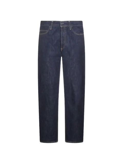 Carhartt WIP logo-patch straight-leg jeans