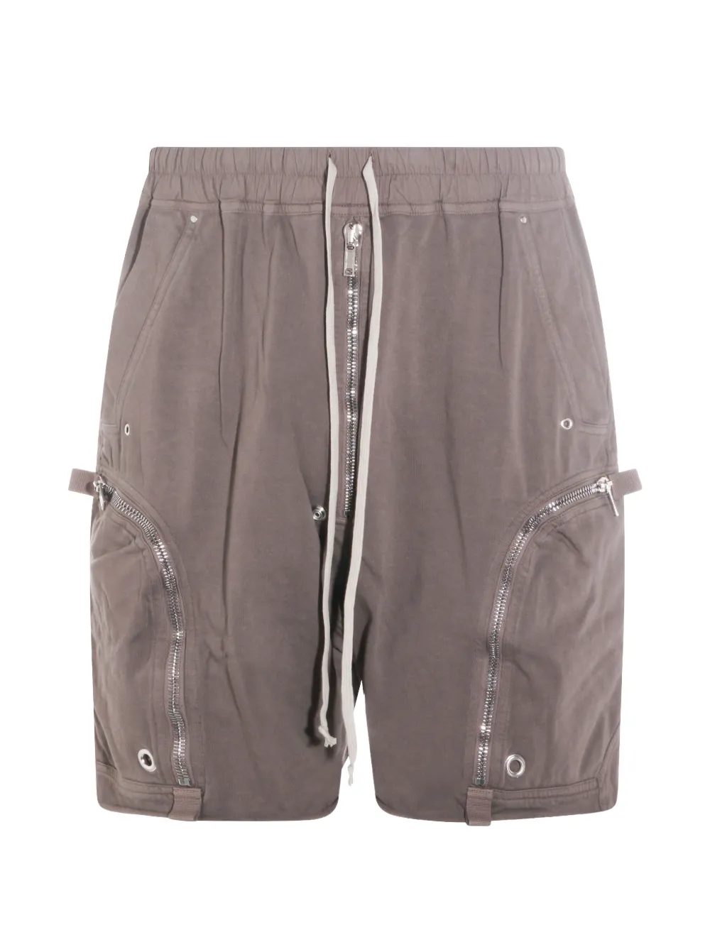 Rick Owens DRKSHDW zip-up cargo shorts - Grau