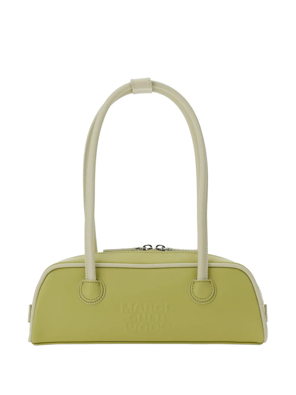 Margesherwood Embossed Shoulder Bag In Green
