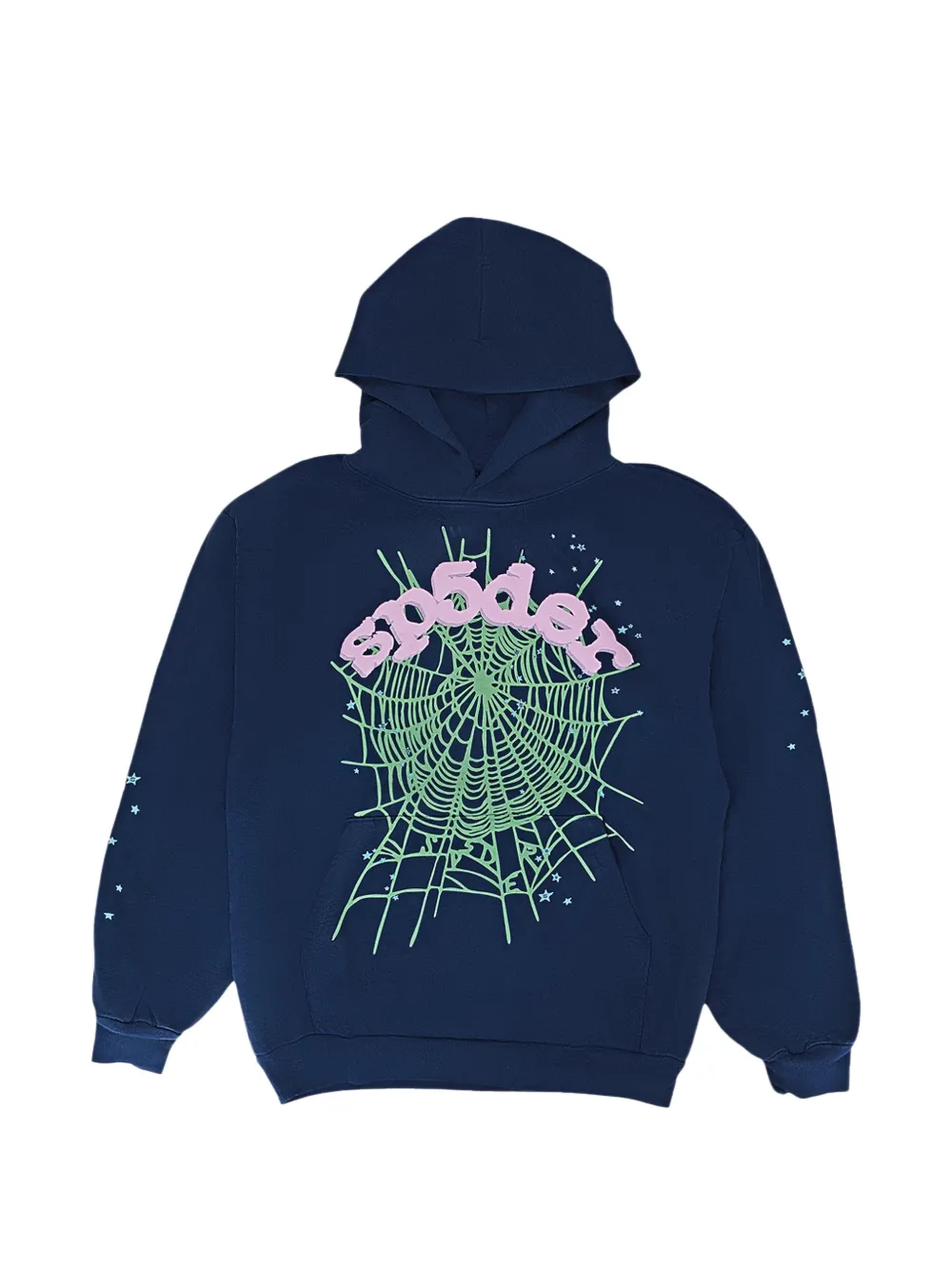 Sp5der Og Web Hoodie In Blue