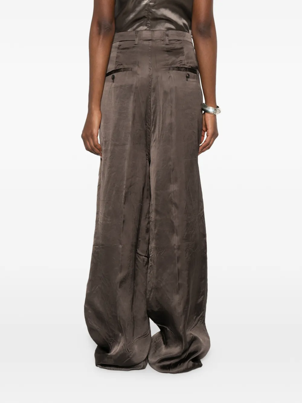 Rick Owens Flared broek Bruin
