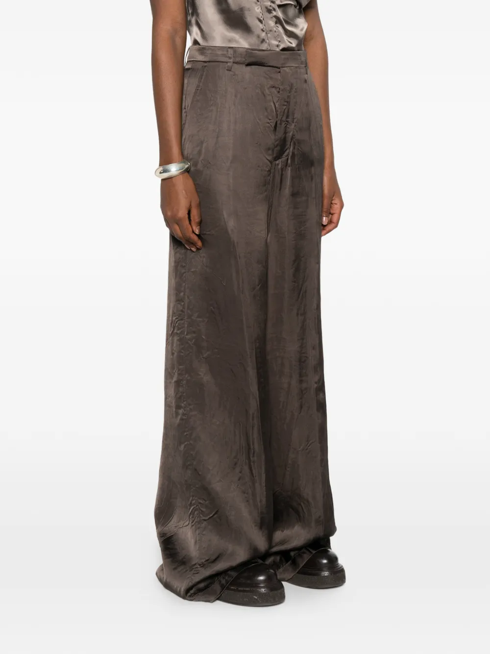 Rick Owens Flared broek Bruin