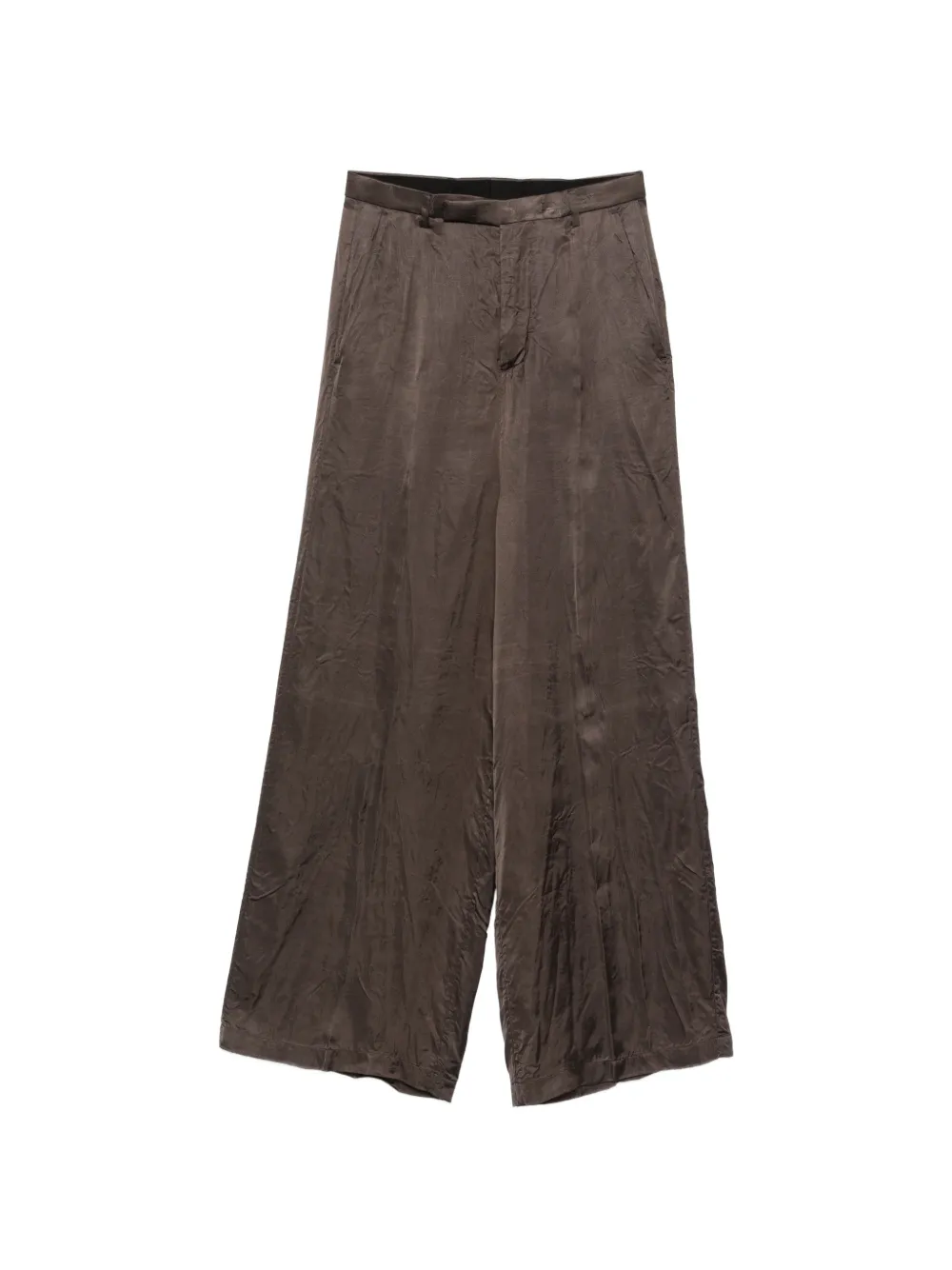 Rick Owens flared trousers - Braun