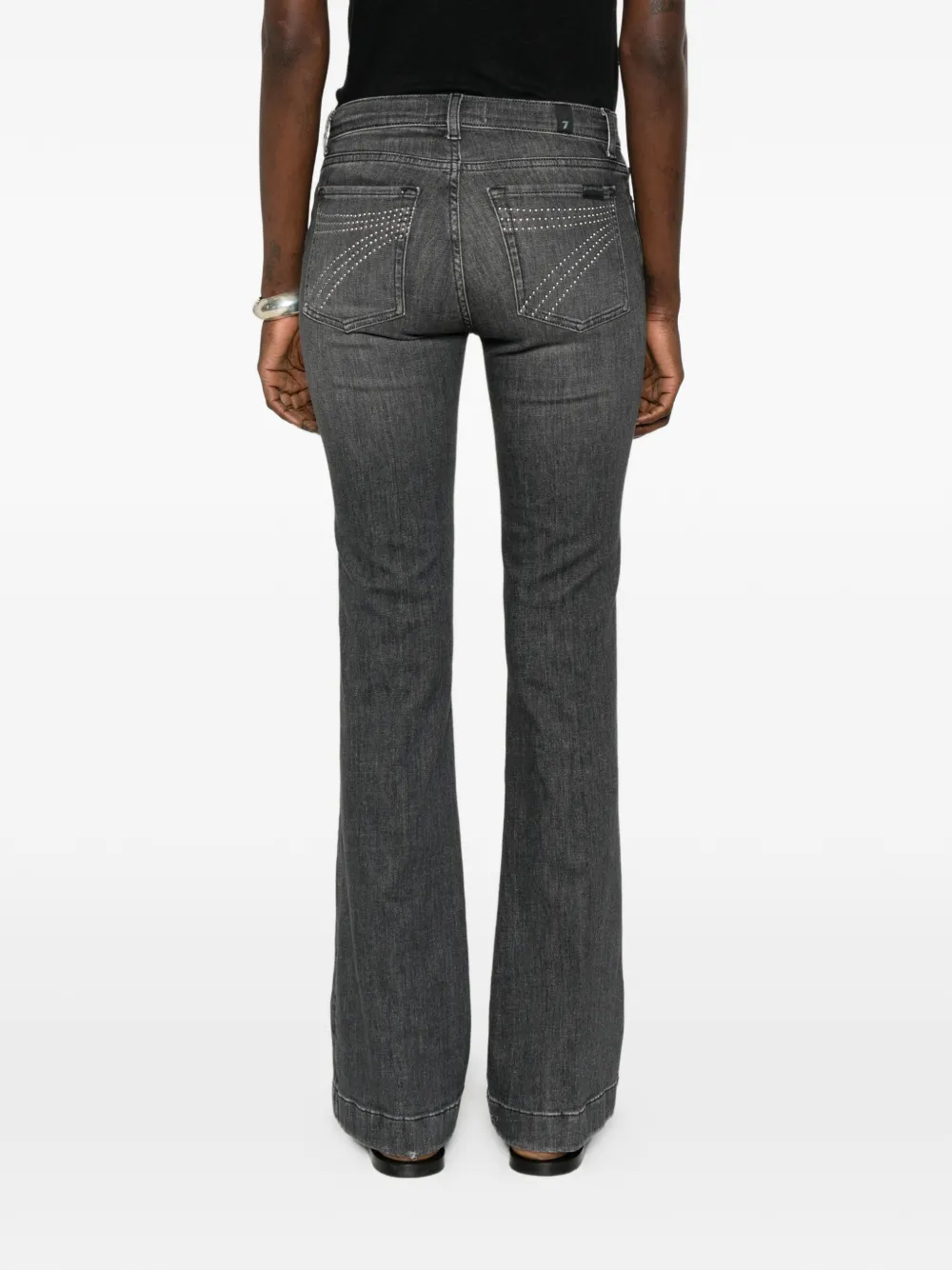 7 For All Mankind Flared jeans Grijs