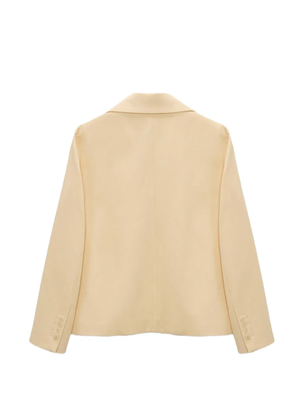 Dorothee Schumacher Jack met enkele rij knopen en zak Beige