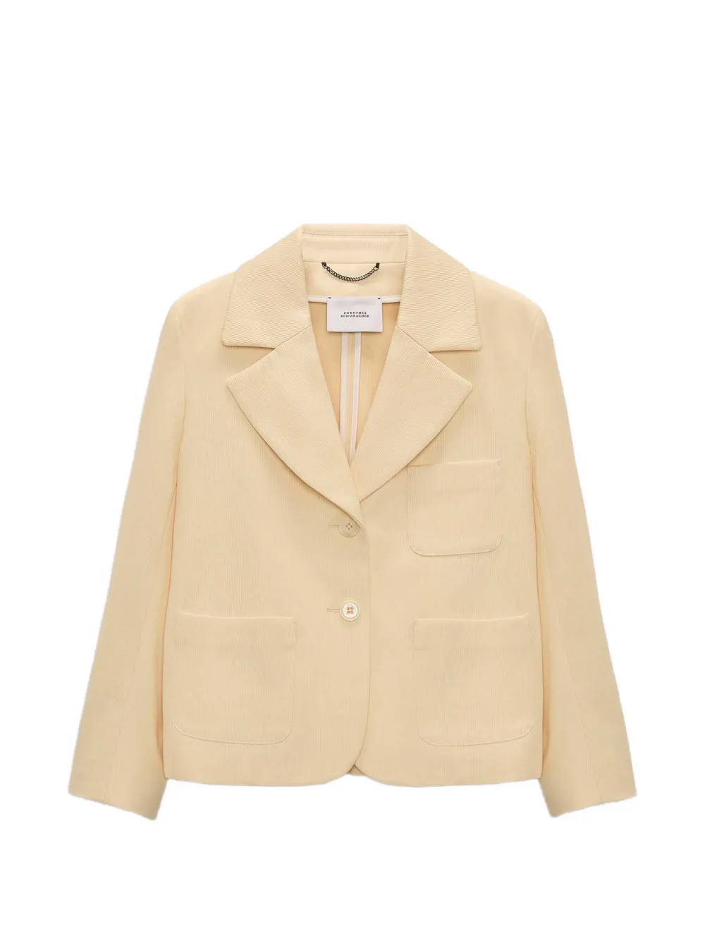 Dorothee Schumacher pocket single-breasted jacket - Giallo