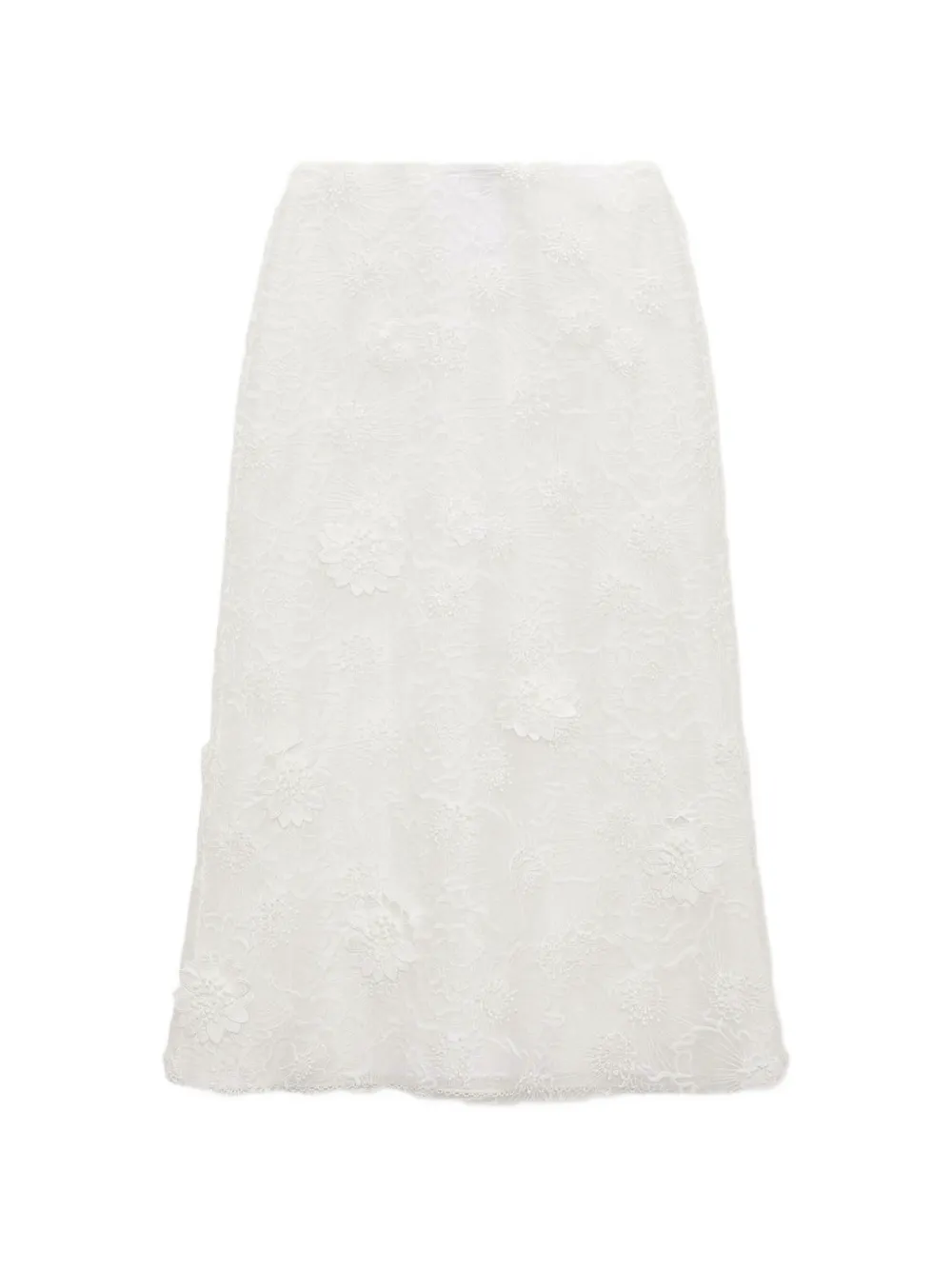 Dorothee Schumacher Sheer Meadow skirt - Bianco