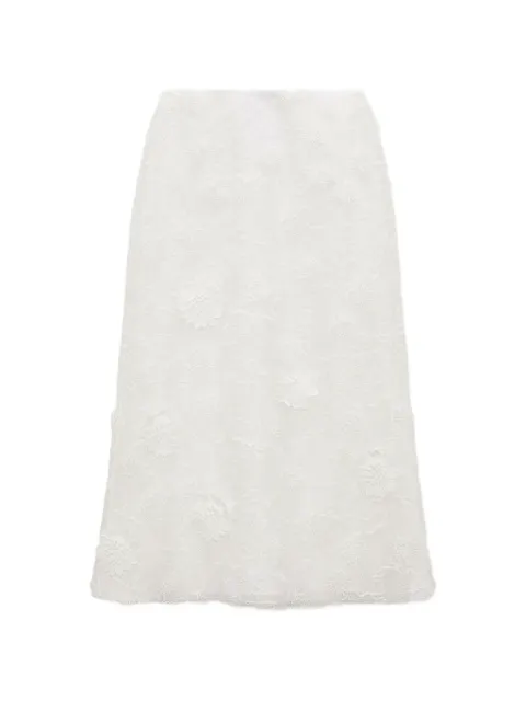 Dorothee Schumacher Meadow floral-lace midi skirt