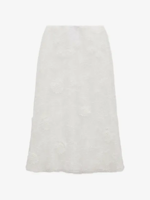 Dorothee Schumacher Meadow floral-lace midi skirt
