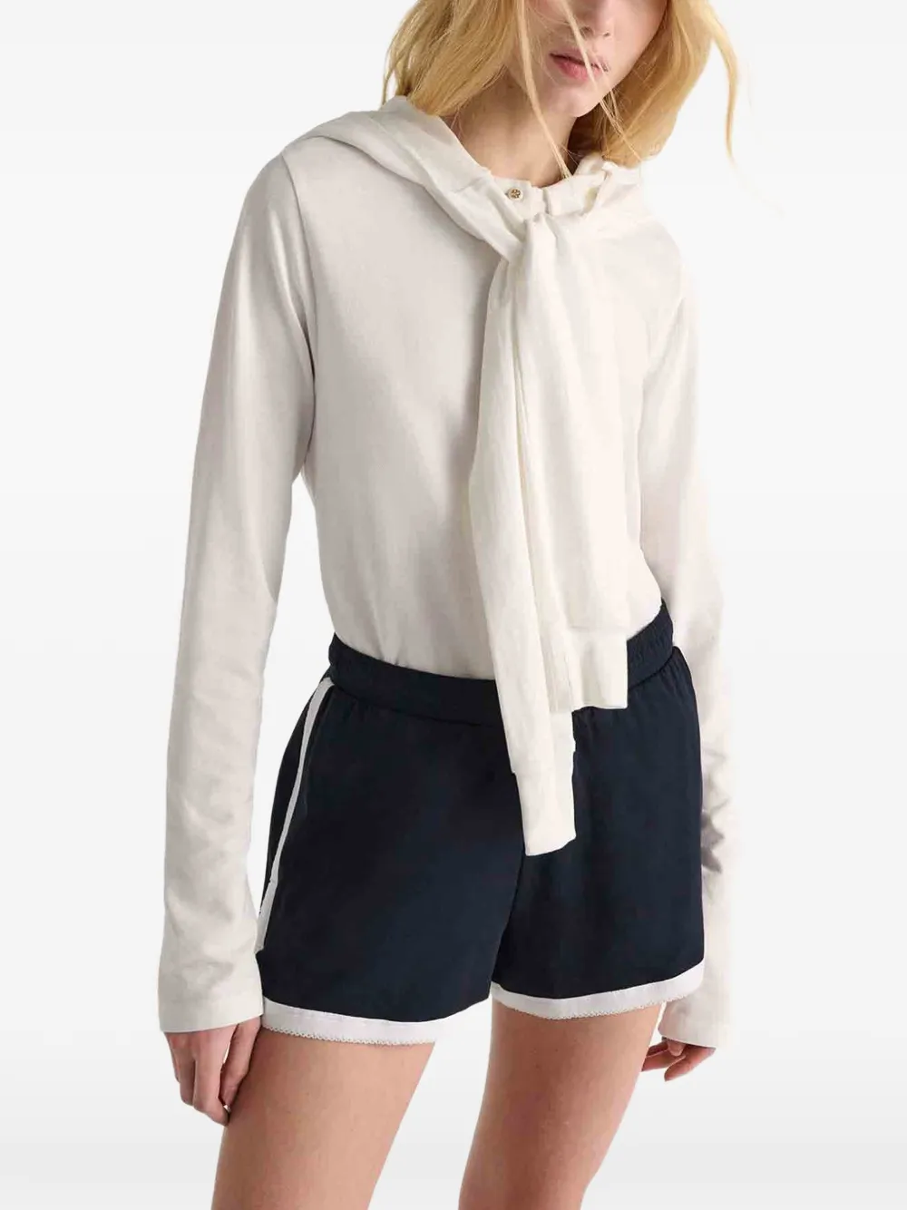  Dorothee Schumacher Hooded Buttoned Hoodie - White 