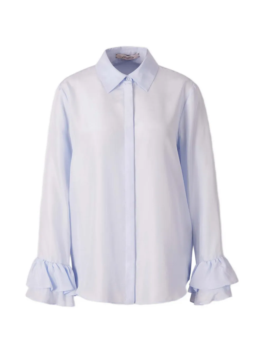 Dorothee Schumacher ruffled shirt - Blu