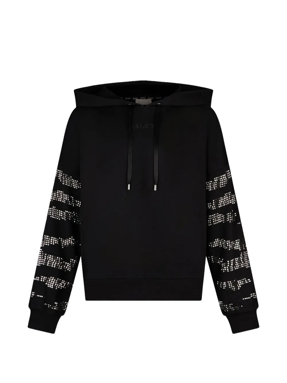 LIU JO long-sleeve drawstring hoodie