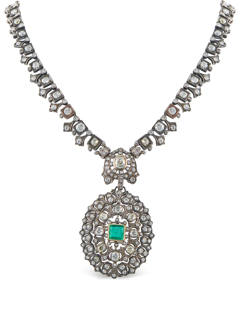 LB Exclusive diamond and emerald necklace - Oro