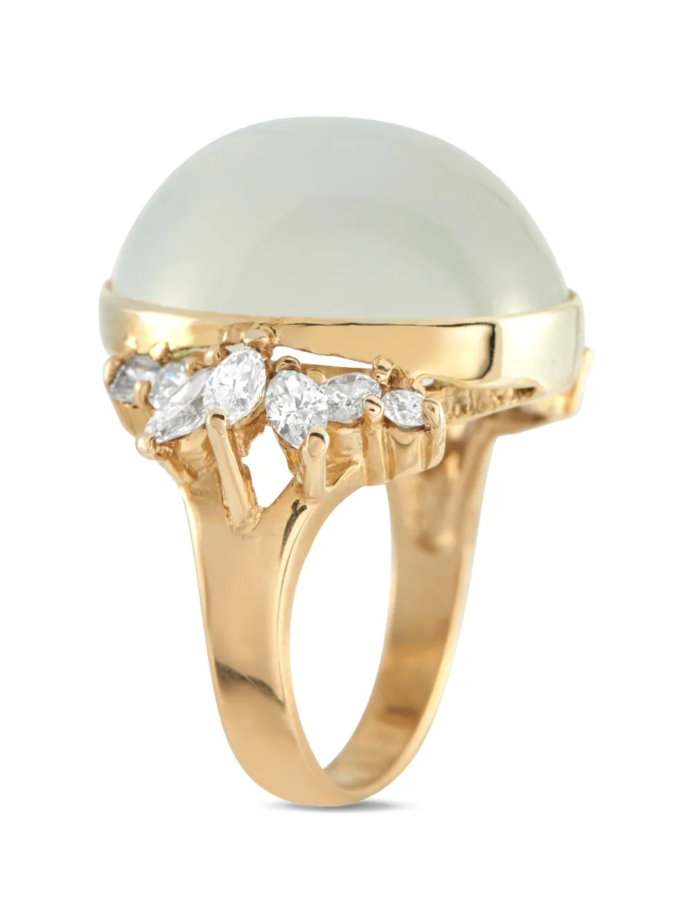 LB Exclusive diamond and moonstone ring - Oro