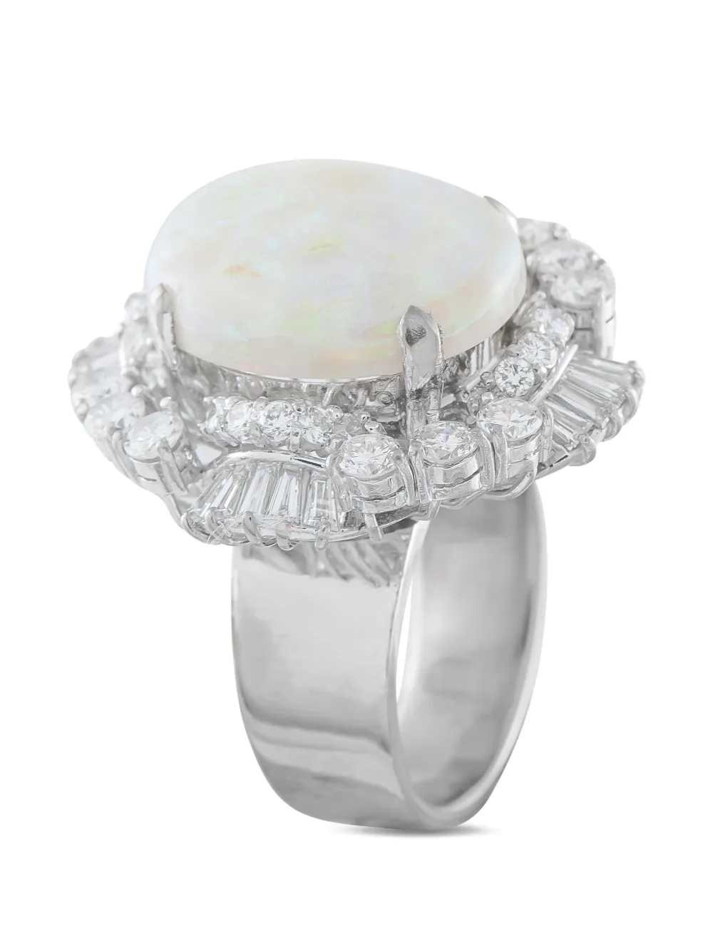 LB Exclusive diamond and opal ring - Argento