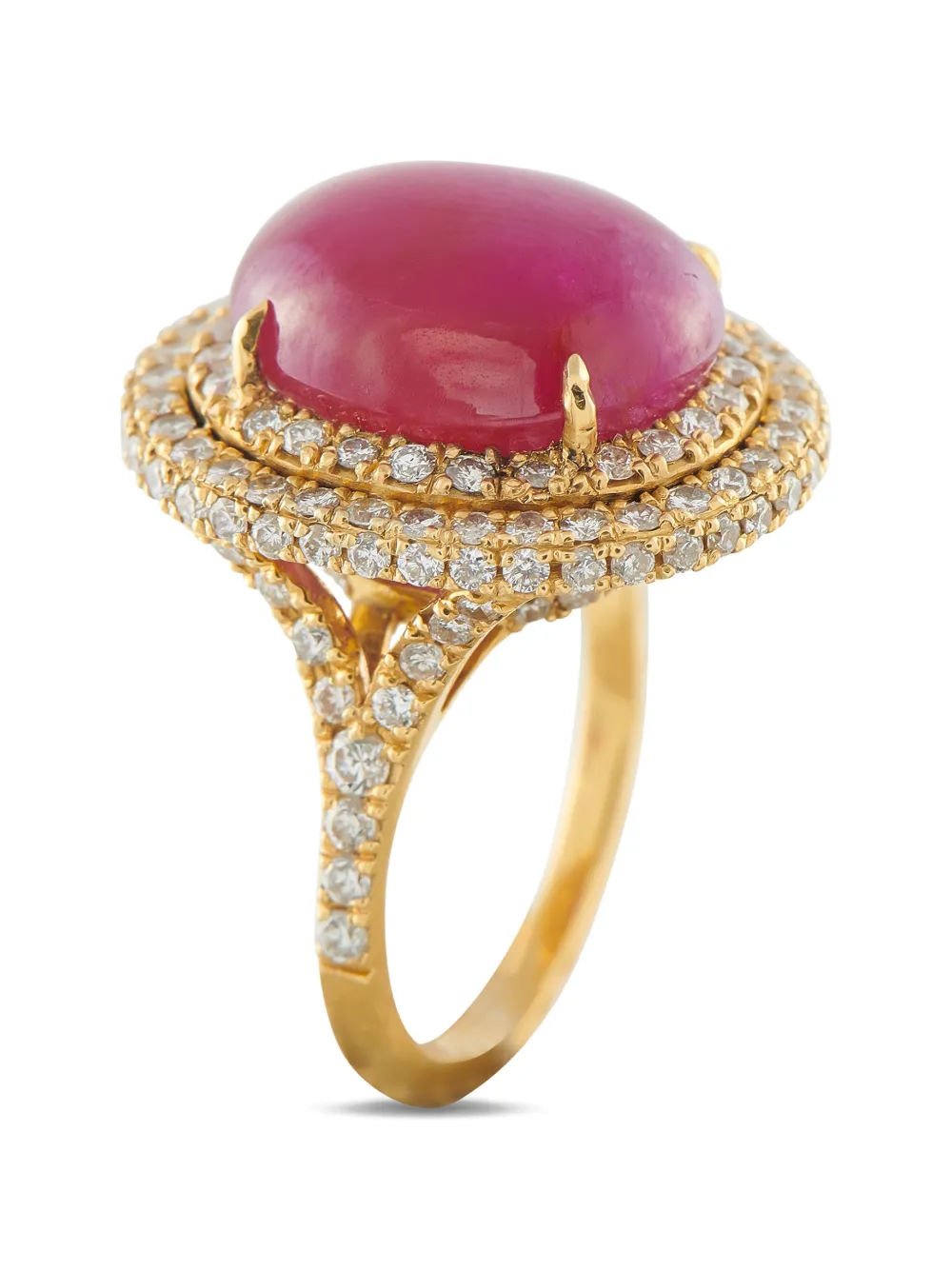 LB Exclusive diamond and ruby ring - Oro