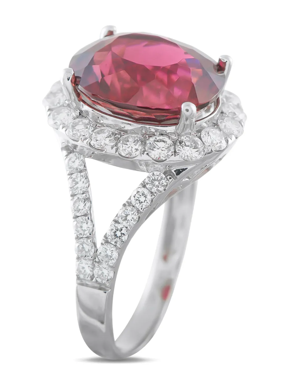 Diamond And Tourmaline Ring