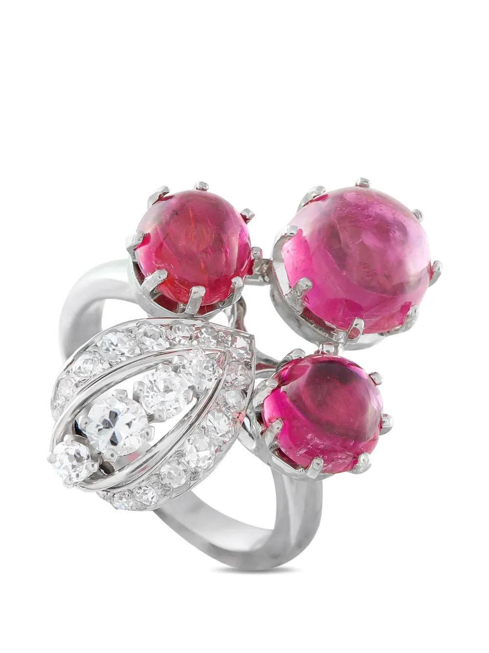 LB Exclusive diamond tourmaline ring - Argento