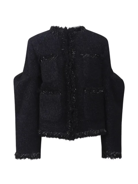 sacai tweed jacket
